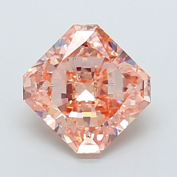 Loose Diamond - SQUARE RADIANT 2.82ct Fancy Brown Pink VS1: Loose Diamond - SQUARE RADIANT 2.82ct Fancy Brown Pink VS1 Source: This is a real non-mined Diamond that has been grown in a lab Shape: SQUARE RADIANT Carats: 2.82 Color: Fancy Brown Pink