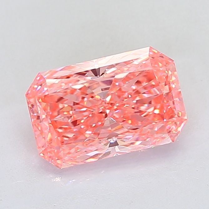 Loose Diamond - RADIANT 3.02ct Fancy Vivid Pink VS1: Loose Diamond - RADIANT 3.02ct Fancy Vivid Pink VS1 Source: This is a real non-mined Diamond that has been grown in a lab Shape: RADIANT Carats: 3.02 Color: Fancy Vivid Pink Certification: IGI Video: