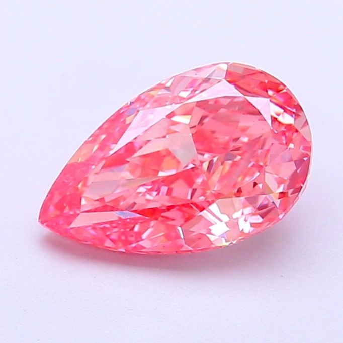 Loose Diamond - PEAR 1.67ct Fancy Vivid Pink VS1: Loose Diamond - PEAR 1.67ct Fancy Vivid Pink VS1 Source: This is a real non-mined Diamond that has been grown in a lab Shape: PEAR Carats: 1.67 Color: Fancy Vivid Pink Certification: IGI Video: