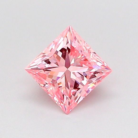 Loose Diamond - PRINCESS 0.51ct Fancy Vivid Pink VS1: Loose Diamond - PRINCESS 0.51ct Fancy Vivid Pink VS1 Source: This is a real non-mined Diamond that has been grown in a lab Shape: PRINCESS Carats: 0.51 Color: Fancy Vivid Pink Certification: NONE Vide