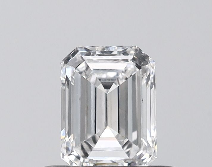 Loose Diamond - EMERALD 0.52ct E VVS1: Loose Diamond - EMERALD 0.52ct E VVS1 Source: This is a real non-mined Diamond that has been grown in a lab Shape: EMERALD Carats: 0.52 Color: E Clarity: VVS1 Certification: IGI Video: