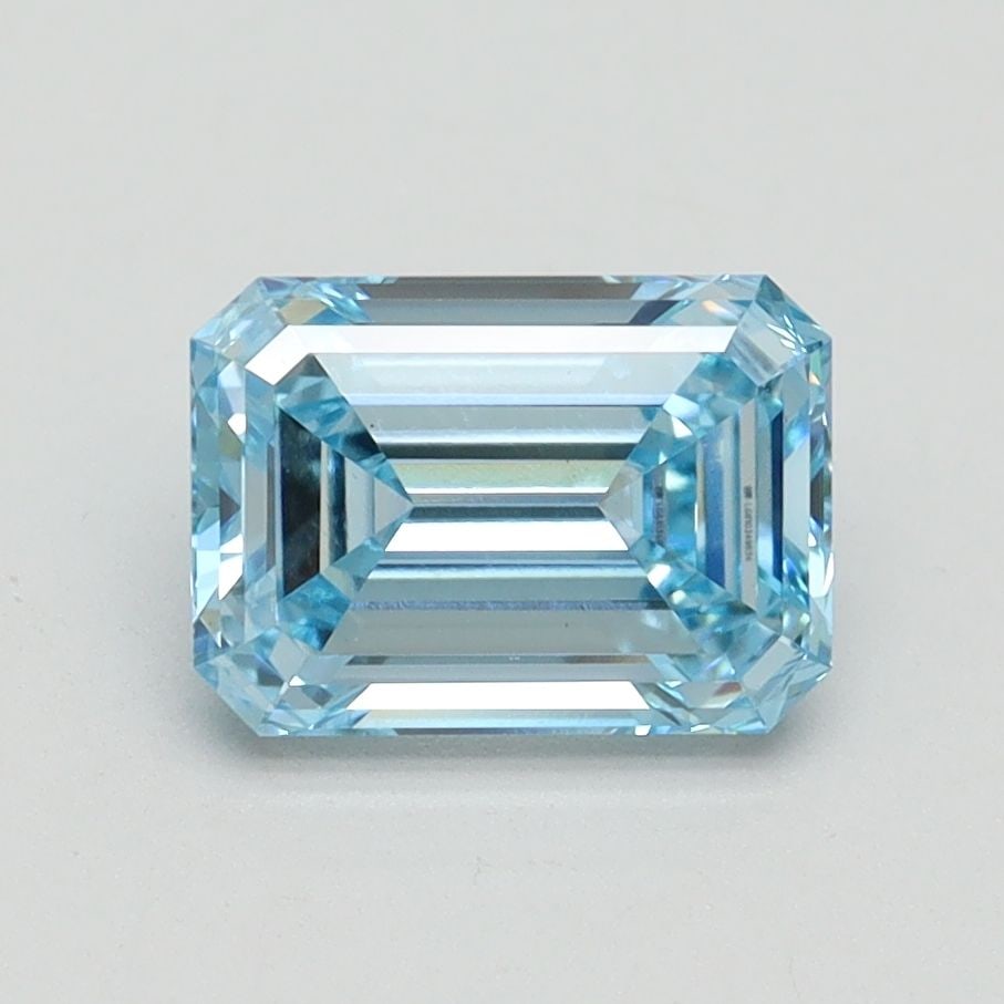 Loose Diamond - EMERALD 1.52ct Fancy Intense Blue VS1: Loose Diamond - EMERALD 1.52ct Fancy Intense Blue VS1 Source: This is a real non-mined Diamond that has been grown in a lab Shape: EMERALD Carats: 1.52 Color: Fancy Intense Blue Certification: IGI