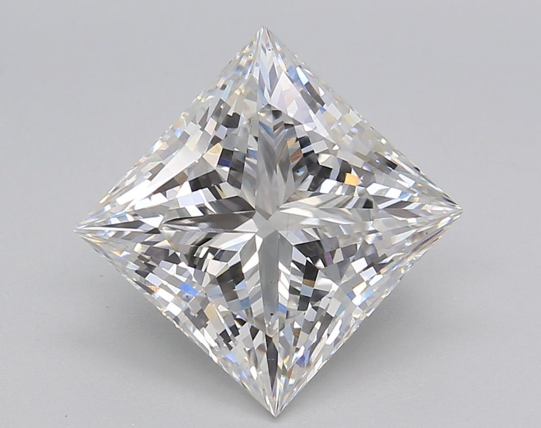 Loose Diamond - PRINCESS 4.57ct F VS1: Loose Diamond - PRINCESS 4.57ct F VS1 Source: This is a real non-mined Diamond that has been grown in a lab Shape: PRINCESS Carats: 4.57 Color: F Clarity: VS1 Certification: IGI Video: Video Link The