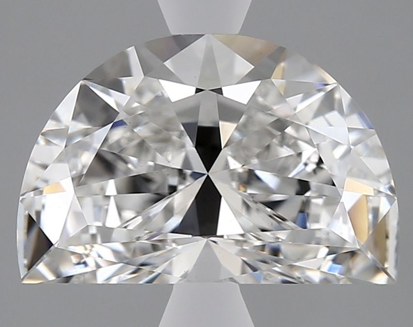 Loose Diamond - HALF MOON 2.1ct E VS1: Loose Diamond - HALF MOON 2.1ct E VS1 Source: This is a real non-mined Diamond that has been grown in a lab Shape: HALF MOON Carats: 2.1 Color: E Clarity: VS1 Certification: IGI Video: Video Link The