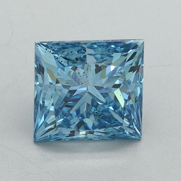 Loose Diamond - PRINCESS 1.19ct Fancy Vivid Blue SI1: Loose Diamond - PRINCESS 1.19ct Fancy Vivid Blue SI1 Source: This is a real non-mined Diamond that has been grown in a lab Shape: PRINCESS Carats: 1.19 Color: Fancy Vivid Blue Certification: IGI