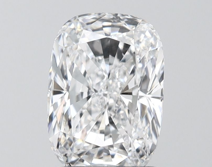 Loose Diamond - CUSHION MODIFIED 2.1ct D VVS2: Loose Diamond - CUSHION MODIFIED 2.1ct D VVS2 Source: This is a real non-mined Diamond that has been grown in a lab Shape: CUSHION MODIFIED Carats: 2.1 Color: D Clarity: VVS2 Certification: IGI The