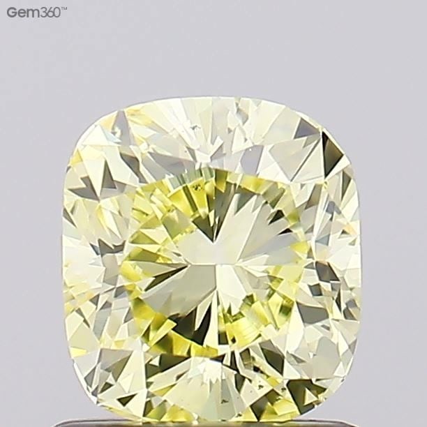 Loose Diamond - CUSHION MODIFIED 0.99ct Fancy Yellow VS2: Loose Diamond - CUSHION MODIFIED 0.99ct Fancy Yellow VS2 Source: This is a real non-mined Diamond that has been grown in a lab Shape: CUSHION MODIFIED Carats: 0.99 Color: Fancy Yellow Certification: