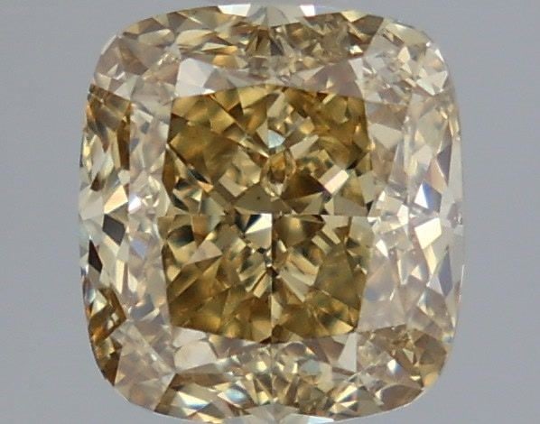 Loose Diamond - CUSHION MODIFIED 2.12ct Fancy Gray Yellow VS1 (1 of 1)