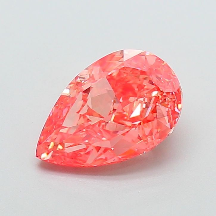 Loose Diamond - PEAR 2.83ct Fancy Vivid Pink VS1: Loose Diamond - PEAR 2.83ct Fancy Vivid Pink VS1 Source: This is a real non-mined Diamond that has been grown in a lab Shape: PEAR Carats: 2.83 Color: Fancy Vivid Pink Certification: IGI Video: