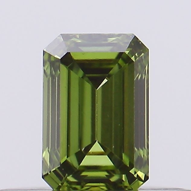 Loose Diamond - EMERALD 0.21ct Fancy Intense Green VS1: Loose Diamond - EMERALD 0.21ct Fancy Intense Green VS1 Source: This is a real non-mined Diamond that has been grown in a lab Shape: EMERALD Carats: 0.21 Color: Fancy Intense Green Certification: IGI