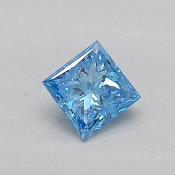 Loose Diamond - PRINCESS 0.14ct Fancy Vivid Blue VVS2: Loose Diamond - PRINCESS 0.14ct Fancy Vivid Blue VVS2 Source: This is a real non-mined Diamond that has been grown in a lab Shape: PRINCESS Carats: 0.14 Color: Fancy Vivid Blue Certification: IGI The