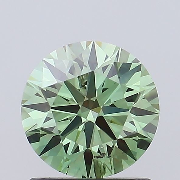 Ideal Loose Diamond - ROUND 0.95ct Fancy Vivid Green SI2 (1 of 1)