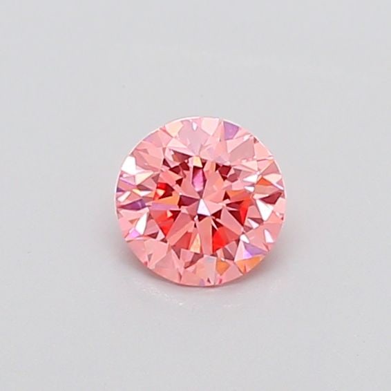 Loose Diamond - ROUND 0.62ct Fancy Vivid Pink VS1: Loose Diamond - ROUND 0.62ct Fancy Vivid Pink VS1 Source: This is a real non-mined Diamond that has been grown in a lab Shape: ROUND Carats: 0.62 Color: Fancy Vivid Pink Certification: IGI The