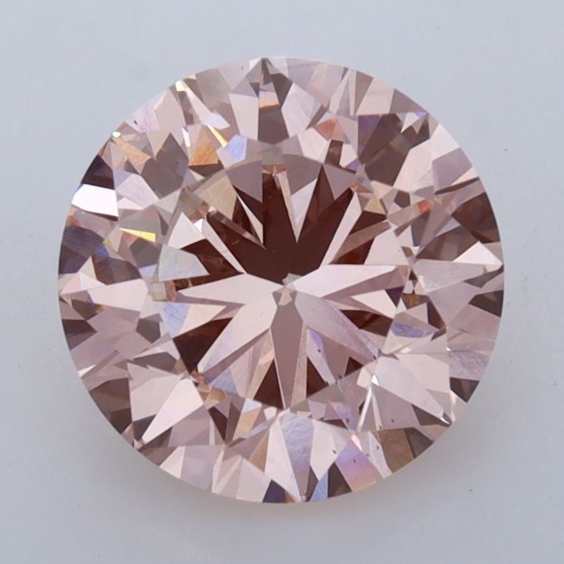 Loose Diamond - ROUND 3.12ct Fancy Vivid Pink VS2 (1 of 1)