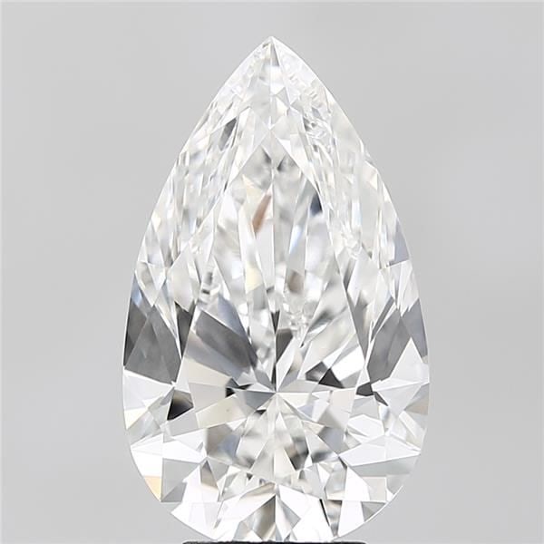 Loose Diamond - PEAR 6.07ct F VVS2: Loose Diamond - PEAR 6.07ct F VVS2 Source: This is a real non-mined Diamond that has been grown in a lab Shape: PEAR Carats: 6.07 Color: F Clarity: VVS2 Certification: IGI Video: Video Link The
