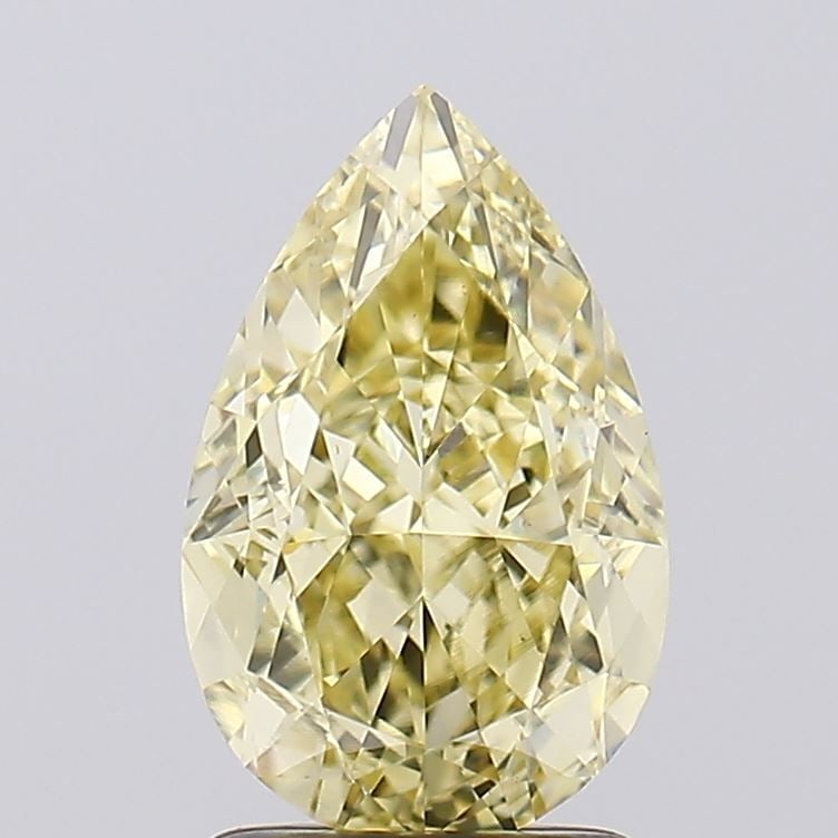 Loose Diamond - PEAR 2.08ct Fancy Yellow VS1: Loose Diamond - PEAR 2.08ct Fancy Yellow VS1 Source: This is a real non-mined Diamond that has been grown in a lab Shape: PEAR Carats: 2.08 Color: Fancy Yellow Certification: IGI Video: Video Link