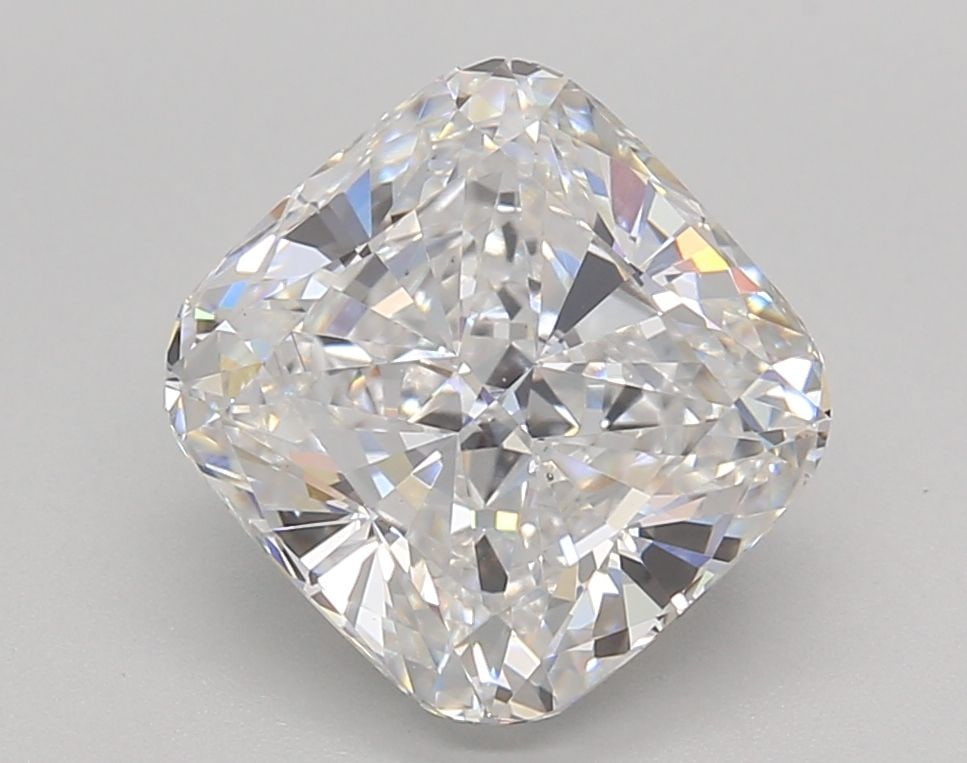 Loose Diamond - CUSHION BRILLIANT 3.49ct F VS1: Loose Diamond - CUSHION BRILLIANT 3.49ct F VS1 Source: This is a real non-mined Diamond that has been grown in a lab Shape: CUSHION BRILLIANT Carats: 3.49 Color: F Clarity: VS1 Certification: NONE