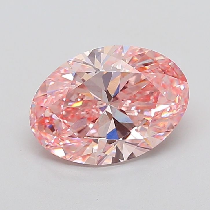 Loose Diamond - OVAL 4.02ct Fancy Vivid Pink VS2 (1 of 1)