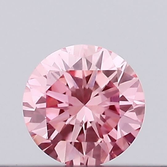 Loose Diamond - ROUND 0.14ct Fancy Vivid Pink VVS2: Loose Diamond - ROUND 0.14ct Fancy Vivid Pink VVS2 Source: This is a real non-mined Diamond that has been grown in a lab Shape: ROUND Carats: 0.14 Color: Fancy Vivid Pink Certification: IGI Video: