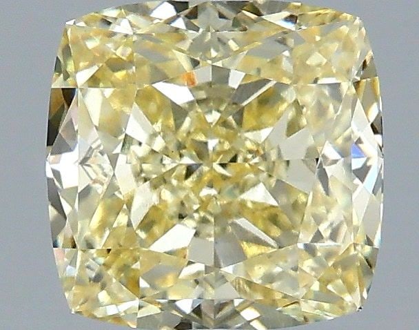 Loose Diamond - CUSHION MODIFIED 2.09ct Fancy Yellow VS1: Loose Diamond - CUSHION MODIFIED 2.09ct Fancy Yellow VS1 Source: This is a real non-mined Diamond that has been grown in a lab Shape: CUSHION MODIFIED Carats: 2.09 Color: Fancy Yellow Certification: I