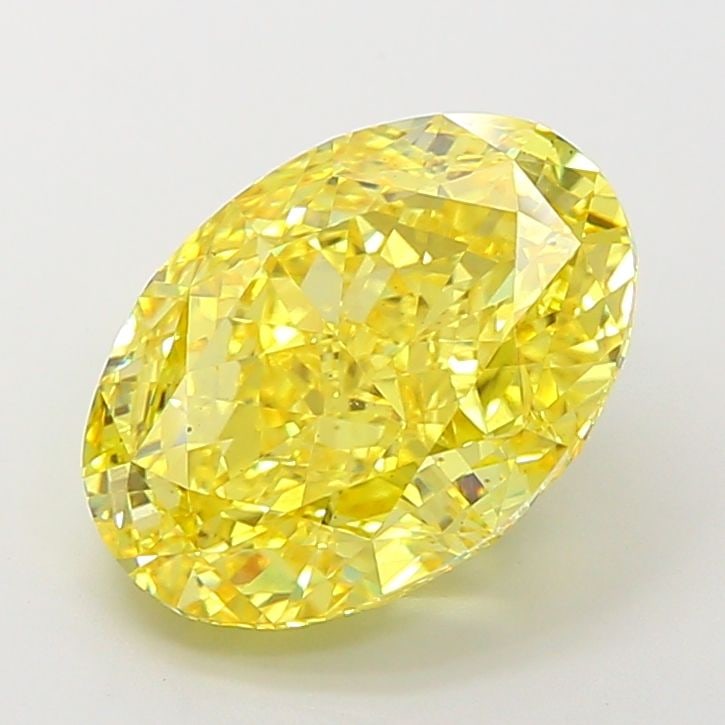 Loose Diamond - OVAL 8.02ct Fancy Vivid Yellow VS1: Loose Diamond - OVAL 8.02ct Fancy Vivid Yellow VS1 Source: This is a real non-mined Diamond that has been grown in a lab Shape: OVAL Carats: 8.02 Color: Fancy Vivid Yellow Certification: IGI Video:
