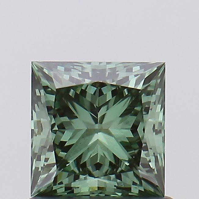 Loose Diamond - PRINCESS 0.85ct Fancy Vivid Green VS1: Loose Diamond - PRINCESS 0.85ct Fancy Vivid Green VS1 Source: This is a real non-mined Diamond that has been grown in a lab Shape: PRINCESS Carats: 0.85 Color: Fancy Vivid Green Certification: NONE