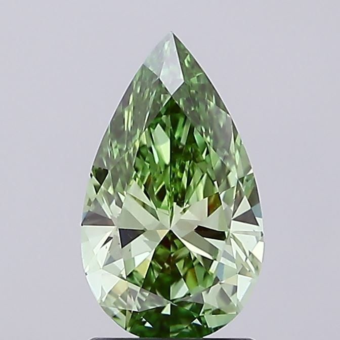 Loose Diamond - PEAR 1.33ct Fancy Vivid Green VS1 (1 of 1)