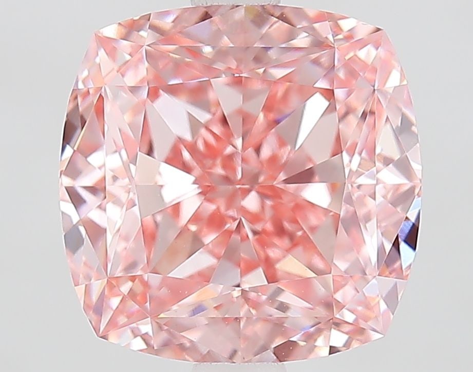 Loose Diamond - CUSHION MODIFIED 3.75ct Fancy Vivid Pink VVS2: Loose Diamond - CUSHION MODIFIED 3.75ct Fancy Vivid Pink VVS2 Source: This is a real non-mined Diamond that has been grown in a lab Shape: CUSHION MODIFIED Carats: 3.75 Color: Fancy Vivid Pink