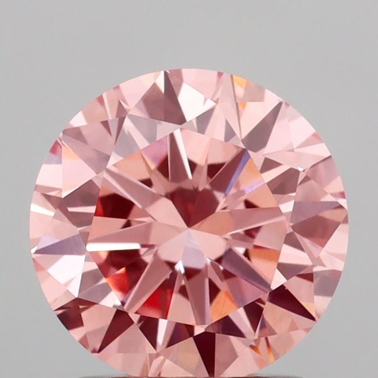 Loose Diamond - ROUND 1.53ct Fancy Vivid Pink VS1: Loose Diamond - ROUND 1.53ct Fancy Vivid Pink VS1 Source: This is a real non-mined Diamond that has been grown in a lab Shape: ROUND Carats: 1.53 Color: Fancy Vivid Pink Certification: IGI Video: