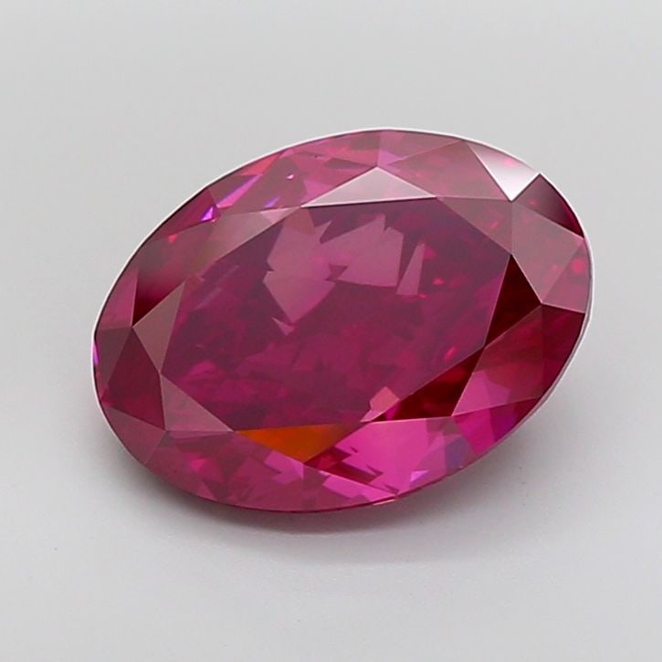 Loose Diamond - OVAL 8.02ct Fancy Vivid Pink VS1: Loose Diamond - OVAL 8.02ct Fancy Vivid Pink VS1 Source: This is a real non-mined Diamond that has been grown in a lab Shape: OVAL Carats: 8.02 Color: Fancy Vivid Pink Certification: IGI Video: Video