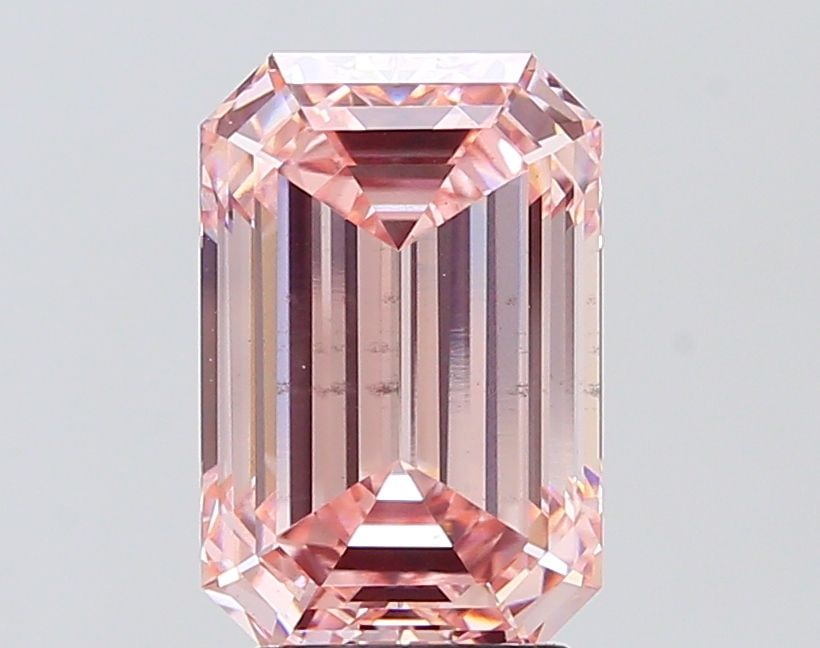Loose Diamond - EMERALD 4.07ct Fancy Intense Pink VS2: Loose Diamond - EMERALD 4.07ct Fancy Intense Pink VS2 Source: This is a real non-mined Diamond that has been grown in a lab Shape: EMERALD Carats: 4.07 Color: Fancy Intense Pink Certification: IGI