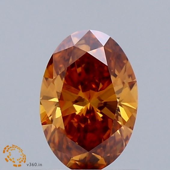 Loose Diamond - OVAL 0.76ct Fancy Intense Orange VS1: Loose Diamond - OVAL 0.76ct Fancy Intense Orange VS1 Source: This is a real non-mined Diamond that has been grown in a lab Shape: OVAL Carats: 0.76 Color: Fancy Intense Orange Certification: IGI