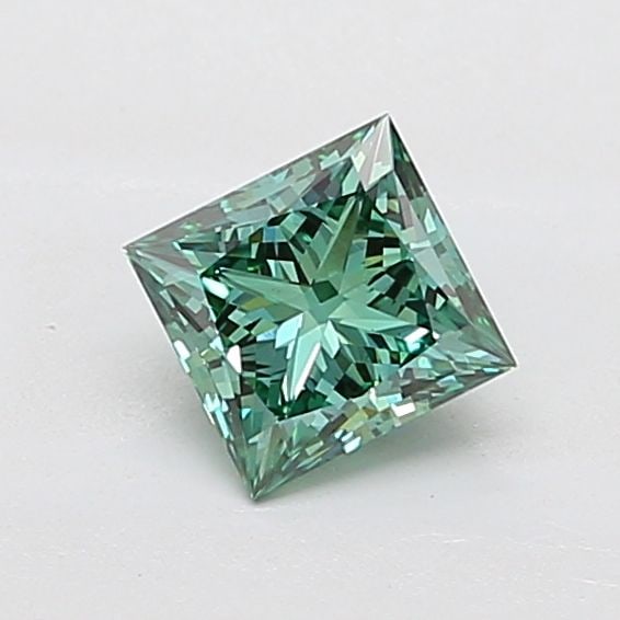 Loose Diamond - PRINCESS 1.01ct Fancy Vivid Green VS1: Loose Diamond - PRINCESS 1.01ct Fancy Vivid Green VS1 Source: This is a real non-mined Diamond that has been grown in a lab Shape: PRINCESS Carats: 1.01 Color: Fancy Vivid Green Certification: IGI