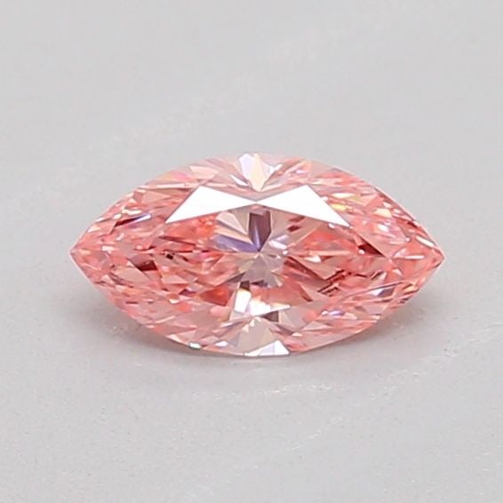 Loose Diamond - MARQUISE 0.24ct Fancy Vivid Pink VS2: Loose Diamond - MARQUISE 0.24ct Fancy Vivid Pink VS2 Source: This is a real non-mined Diamond that has been grown in a lab Shape: MARQUISE Carats: 0.24 Color: Fancy Vivid Pink Certification: IGI The