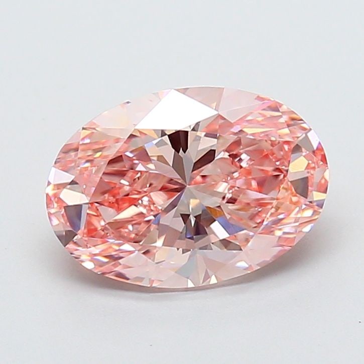 Loose Diamond - OVAL 2.5ct Fancy Vivid Pink VS1: Loose Diamond - OVAL 2.5ct Fancy Vivid Pink VS1 Source: This is a real non-mined Diamond that has been grown in a lab Shape: OVAL Carats: 2.5 Color: Fancy Vivid Pink Certification: IGI Video:
