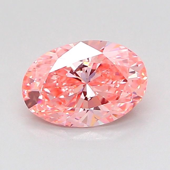 Loose Diamond - OVAL 1.01ct Fancy Vivid Pink VVS2: Loose Diamond - OVAL 1.01ct Fancy Vivid Pink VVS2 Source: This is a real non-mined Diamond that has been grown in a lab Shape: OVAL Carats: 1.01 Color: Fancy Vivid Pink Certification: IGI Video: