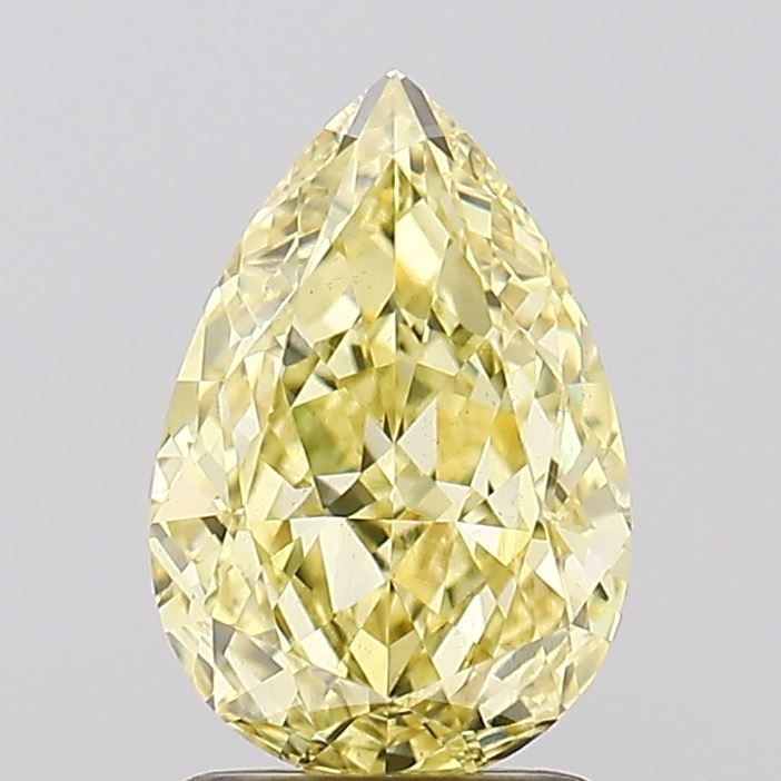 Loose Diamond - PEAR 1.91ct Fancy Yellow VS2: Loose Diamond - PEAR 1.91ct Fancy Yellow VS2 Source: This is a real non-mined Diamond that has been grown in a lab Shape: PEAR Carats: 1.91 Color: Fancy Yellow Certification: IGI Video: