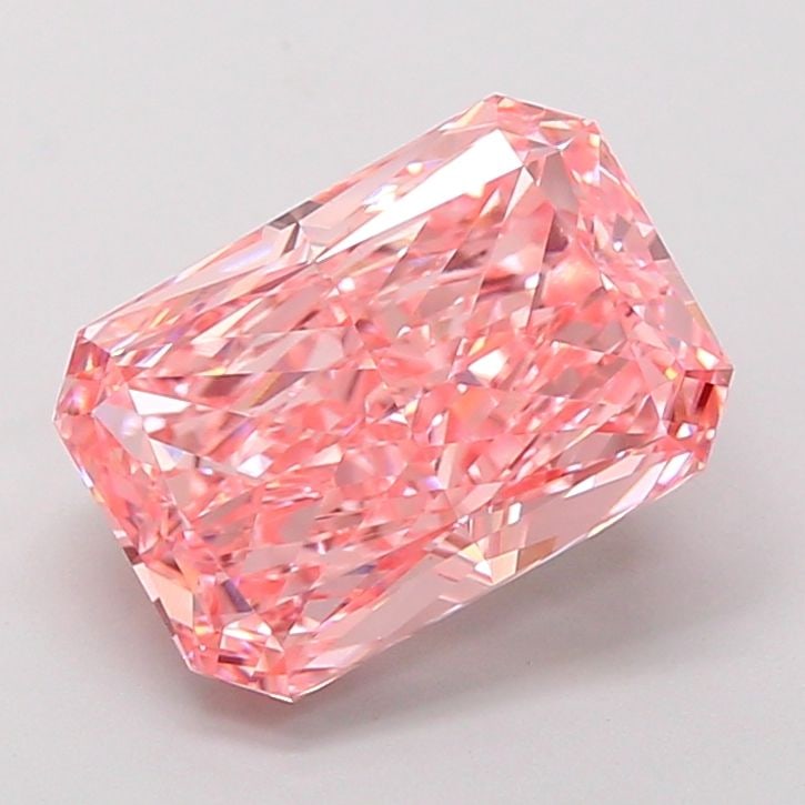 Loose Diamond - RADIANT 4.0ct Fancy Vivid Pink VS1: Loose Diamond - RADIANT 4.0ct Fancy Vivid Pink VS1 Source: This is a real non-mined Diamond that has been grown in a lab Shape: RADIANT Carats: 4.0 Color: Fancy Vivid Pink Certification: IGI The