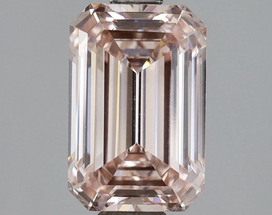 Loose Diamond - EMERALD 1.75ct Fancy Vivid Pink VS1: Loose Diamond - EMERALD 1.75ct Fancy Vivid Pink VS1 Source: This is a real non-mined Diamond that has been grown in a lab Shape: EMERALD Carats: 1.75 Color: Fancy Vivid Pink Certification: NONE Video: