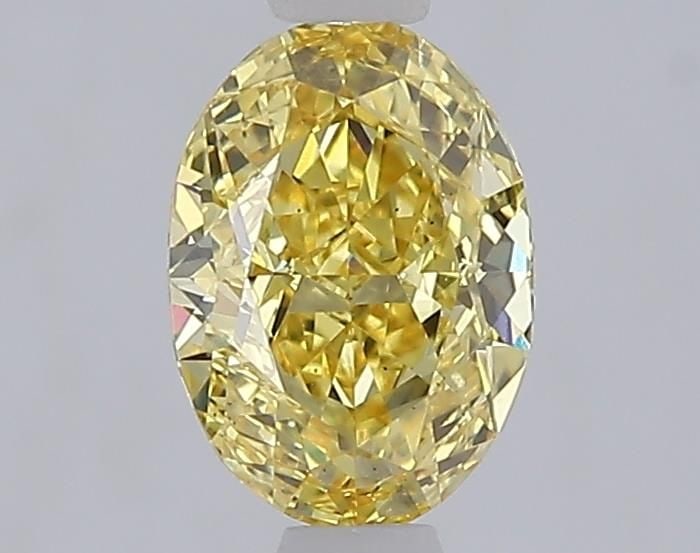 Loose Diamond - OVAL 1.03ct Fancy Intense Yellow VS2: Loose Diamond - OVAL 1.03ct Fancy Intense Yellow VS2 Source: This is a real non-mined Diamond that has been grown in a lab Shape: OVAL Carats: 1.03 Color: Fancy Intense Yellow Certification: IGI Video