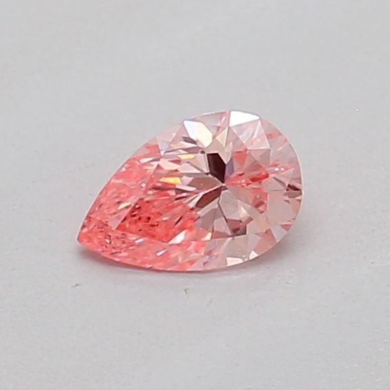 Loose Diamond - PEAR 0.14ct Fancy Vivid Pink VS1: Loose Diamond - PEAR 0.14ct Fancy Vivid Pink VS1 Source: This is a real non-mined Diamond that has been grown in a lab Shape: PEAR Carats: 0.14 Color: Fancy Vivid Pink Certification: IGI The Diamond D