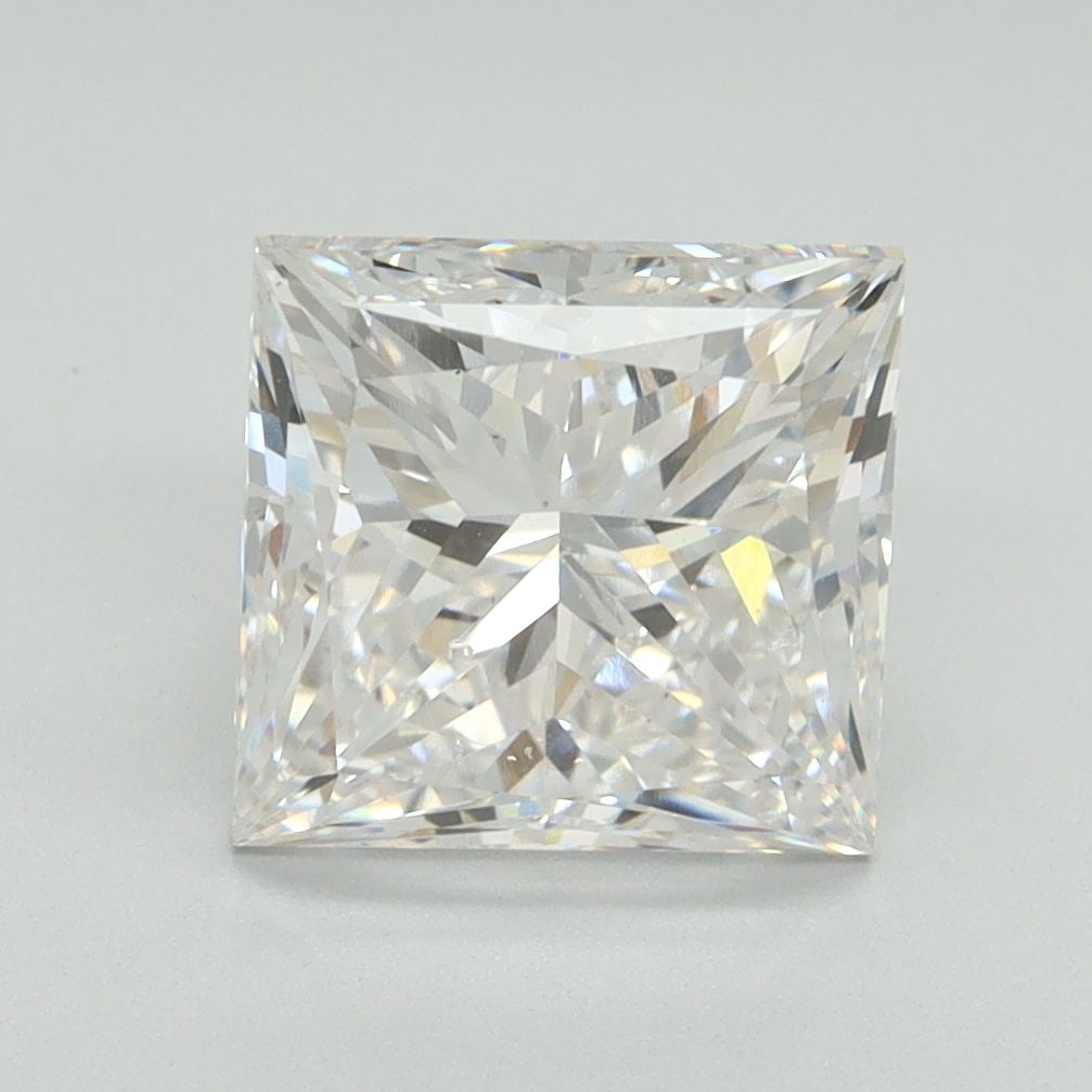 Loose Diamond - PRINCESS 3.01ct F SI1: Loose Diamond - PRINCESS 3.01ct F SI1 Source: This is a real non-mined Diamond that has been grown in a lab Shape: PRINCESS Carats: 3.01 Color: F Clarity: SI1 Certification: NONE Video: