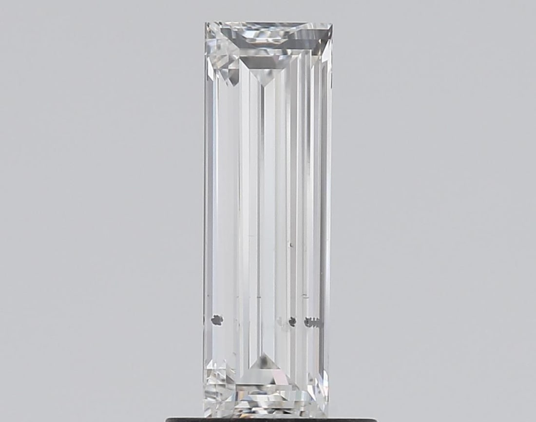 Loose Diamond - BAGUETTE 1.14ct F VS2: Loose Diamond - BAGUETTE 1.14ct F VS2 Source: This is a real non-mined Diamond that has been grown in a lab Shape: BAGUETTE Carats: 1.14 Color: F Clarity: VS2 Certification: IGI Video: Video Link The