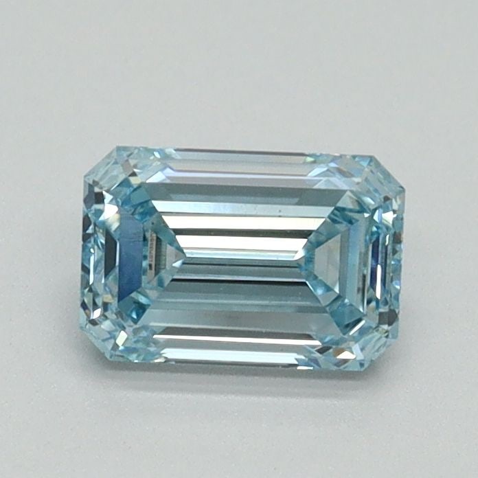 Loose Diamond - EMERALD 0.73ct Fancy Intense Blue VS1: Loose Diamond - EMERALD 0.73ct Fancy Intense Blue VS1 Source: This is a real non-mined Diamond that has been grown in a lab Shape: EMERALD Carats: 0.73 Color: Fancy Intense Blue Certification: IGI Vid