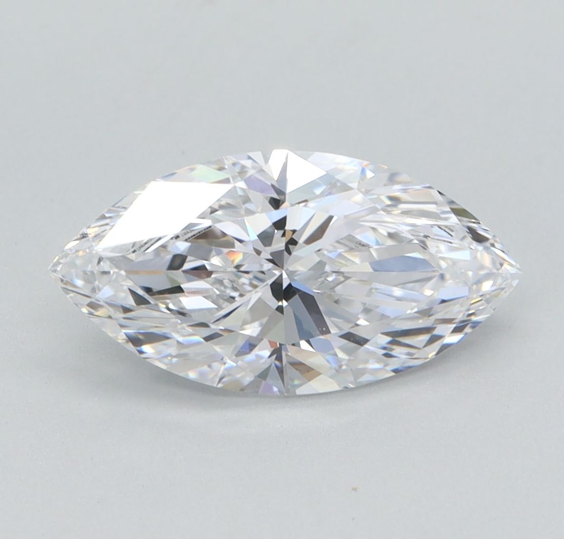 Loose Diamond - MARQUISE 1.59ct D VVS1: Loose Diamond - MARQUISE 1.59ct D VVS1 Source: This is a real non-mined Diamond that has been grown in a lab Shape: MARQUISE Carats: 1.59 Color: D Clarity: VVS1 Certification: IGI Video: