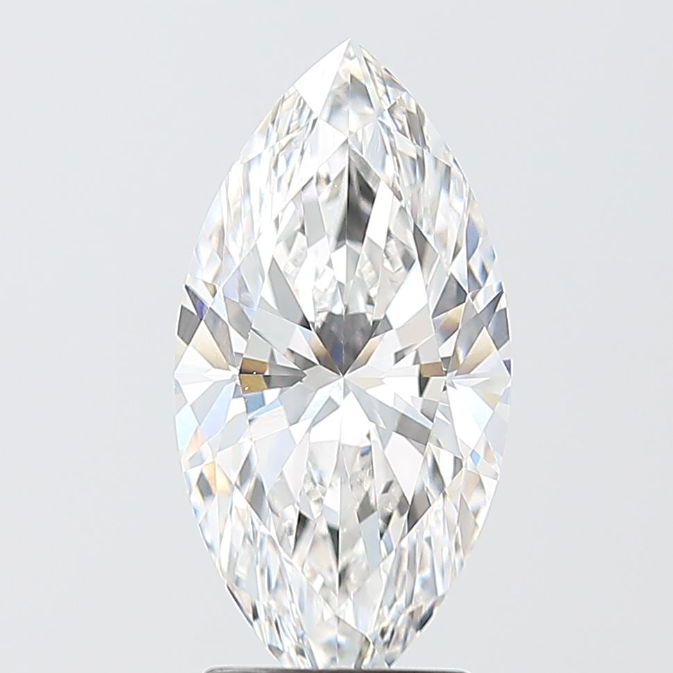 Loose Diamond - MARQUISE 3.1ct E VVS2: Loose Diamond - MARQUISE 3.1ct E VVS2 Source: This is a real non-mined Diamond that has been grown in a lab Shape: MARQUISE Carats: 3.1 Color: E Clarity: VVS2 Certification: IGI Video: Video Link The