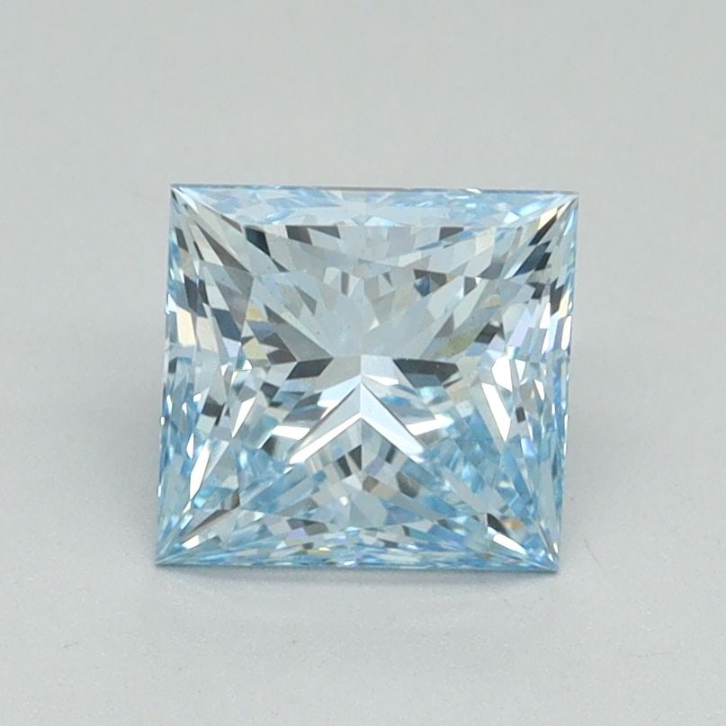Loose Diamond - PRINCESS 1.33ct Fancy Intense Blue VS2: Loose Diamond - PRINCESS 1.33ct Fancy Intense Blue VS2 Source: This is a real non-mined Diamond that has been grown in a lab Shape: PRINCESS Carats: 1.33 Color: Fancy Intense Blue Certification: IGI