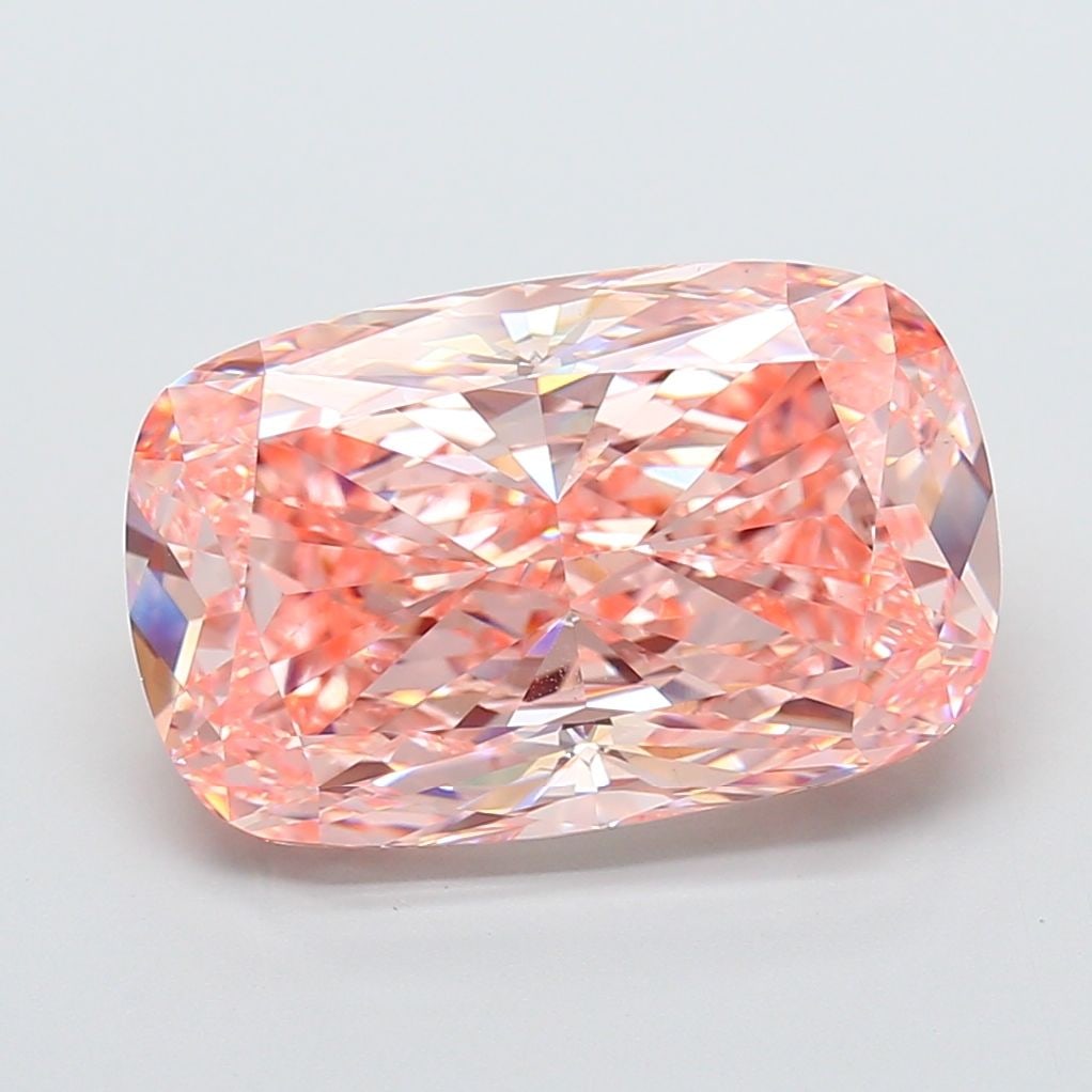 Loose Diamond - CUSHION MODIFIED 10.04ct Fancy Vivid Pink VS1: Loose Diamond - CUSHION MODIFIED 10.04ct Fancy Vivid Pink VS1 Source: This is a real non-mined Diamond that has been grown in a lab Shape: CUSHION MODIFIED Carats: 10.04 Color: Fancy Vivid Pink Certif