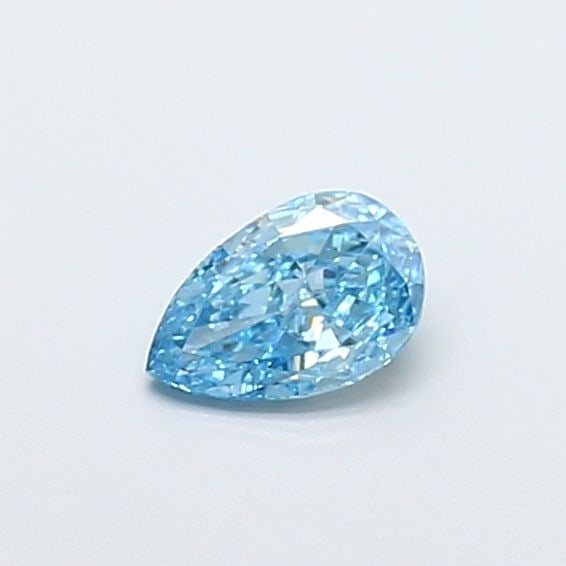 Loose Diamond - PEAR 0.53ct Fancy Vivid Blue VS1: Loose Diamond - PEAR 0.53ct Fancy Vivid Blue VS1 Source: This is a real non-mined Diamond that has been grown in a lab Shape: PEAR Carats: 0.53 Color: Fancy Vivid Blue Certification: IGI Video: