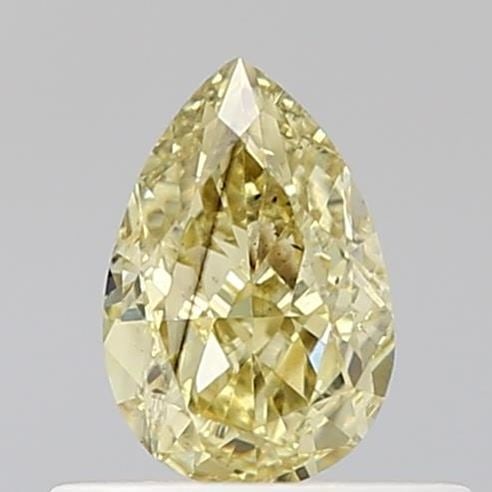 Loose Diamond - PEAR 0.54ct Fancy Yellow SI1: Loose Diamond - PEAR 0.54ct Fancy Yellow SI1 Source: This is a real non-mined Diamond that has been grown in a lab Shape: PEAR Carats: 0.54 Color: Fancy Yellow Certification: IGI Video: